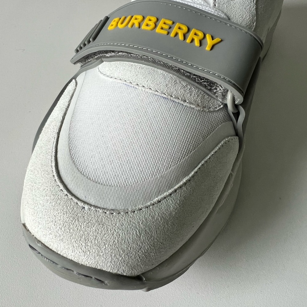 Burberry Suede, Vintage Check and Leather Man’s Sneakers - Picture 14 of 16